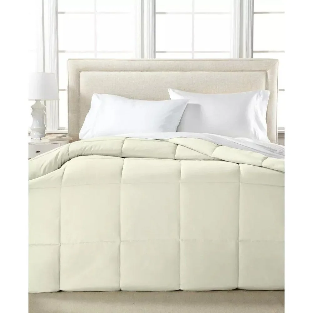 Royal Luxe Microfiber Hypoallergenic Polyester Fiberfill Comforter, King, Khaki